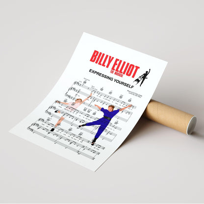 Billy Elliot - EXPRESSING YOURSELF Poster - 98typesMusic