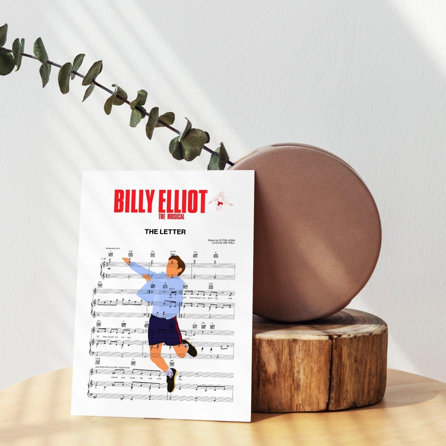 Billy Elliot - THE LETTER Poster - 98typesMusic