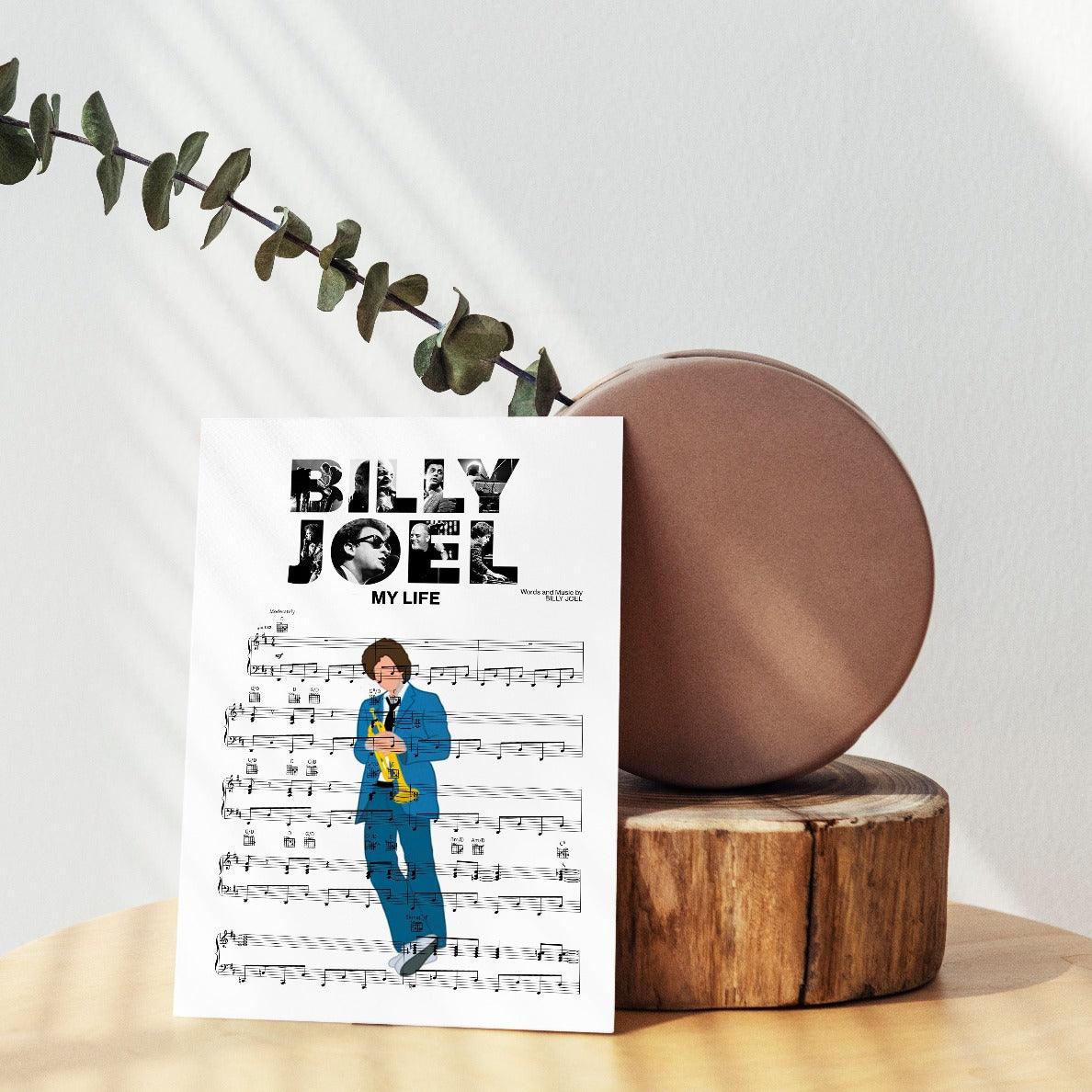 Billy Joel - MY LIFE Poster - 98typesMusic