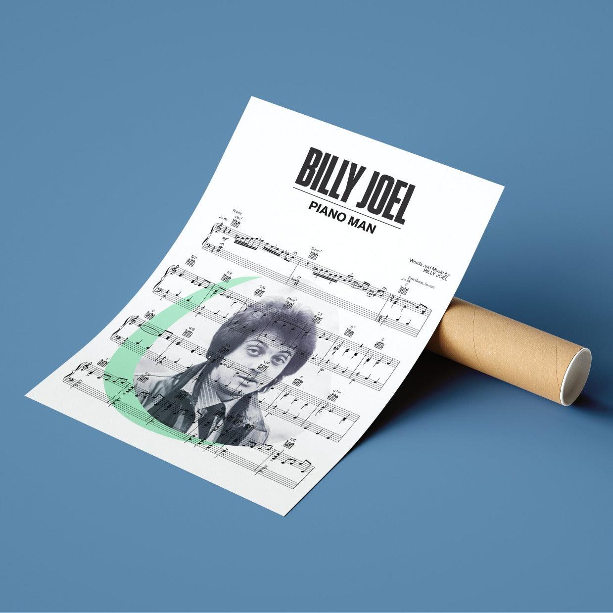 Billy Joel - Piano Man Poster - 98typesMusic