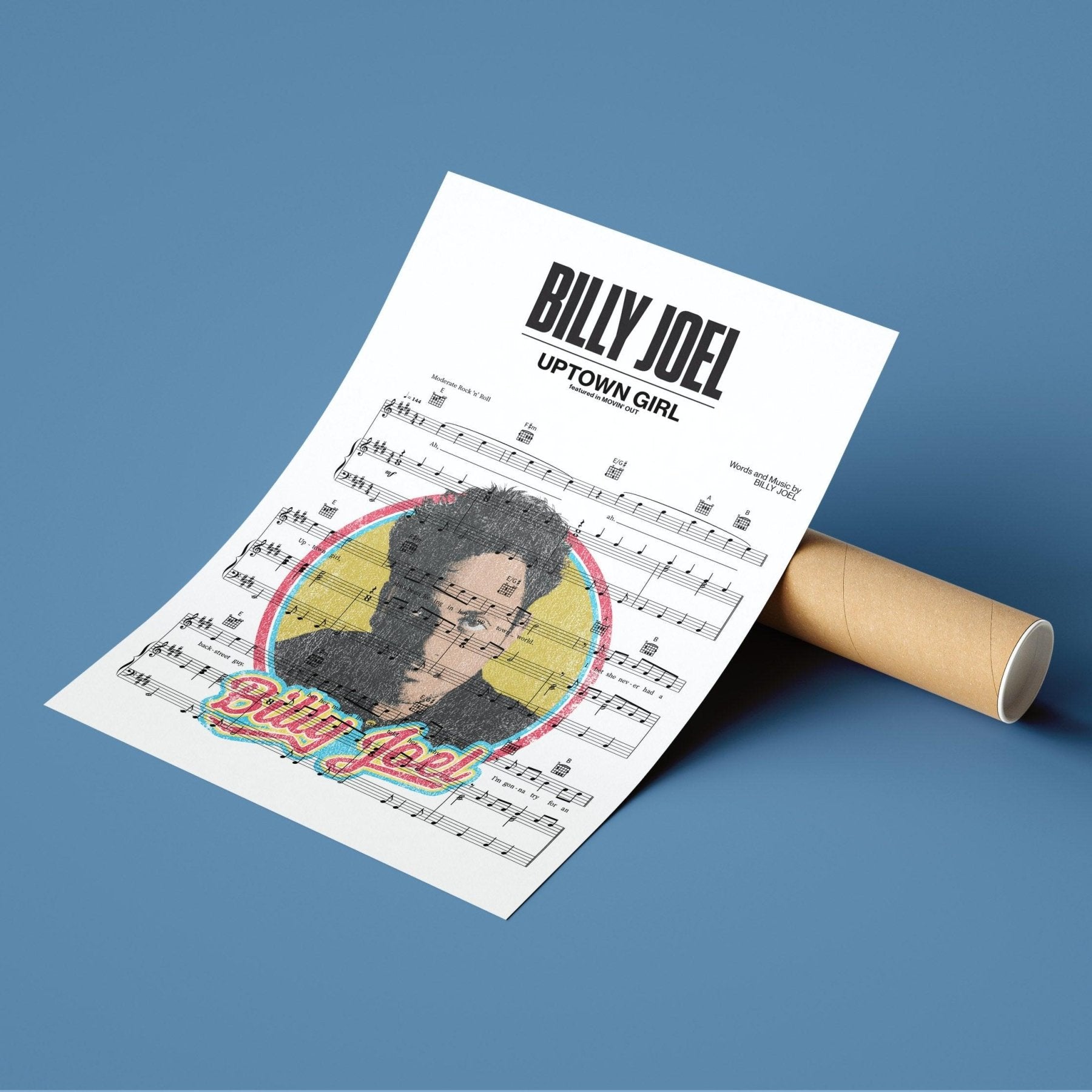 Billy Joel - Uptown Girl Poster - 98typesMusic