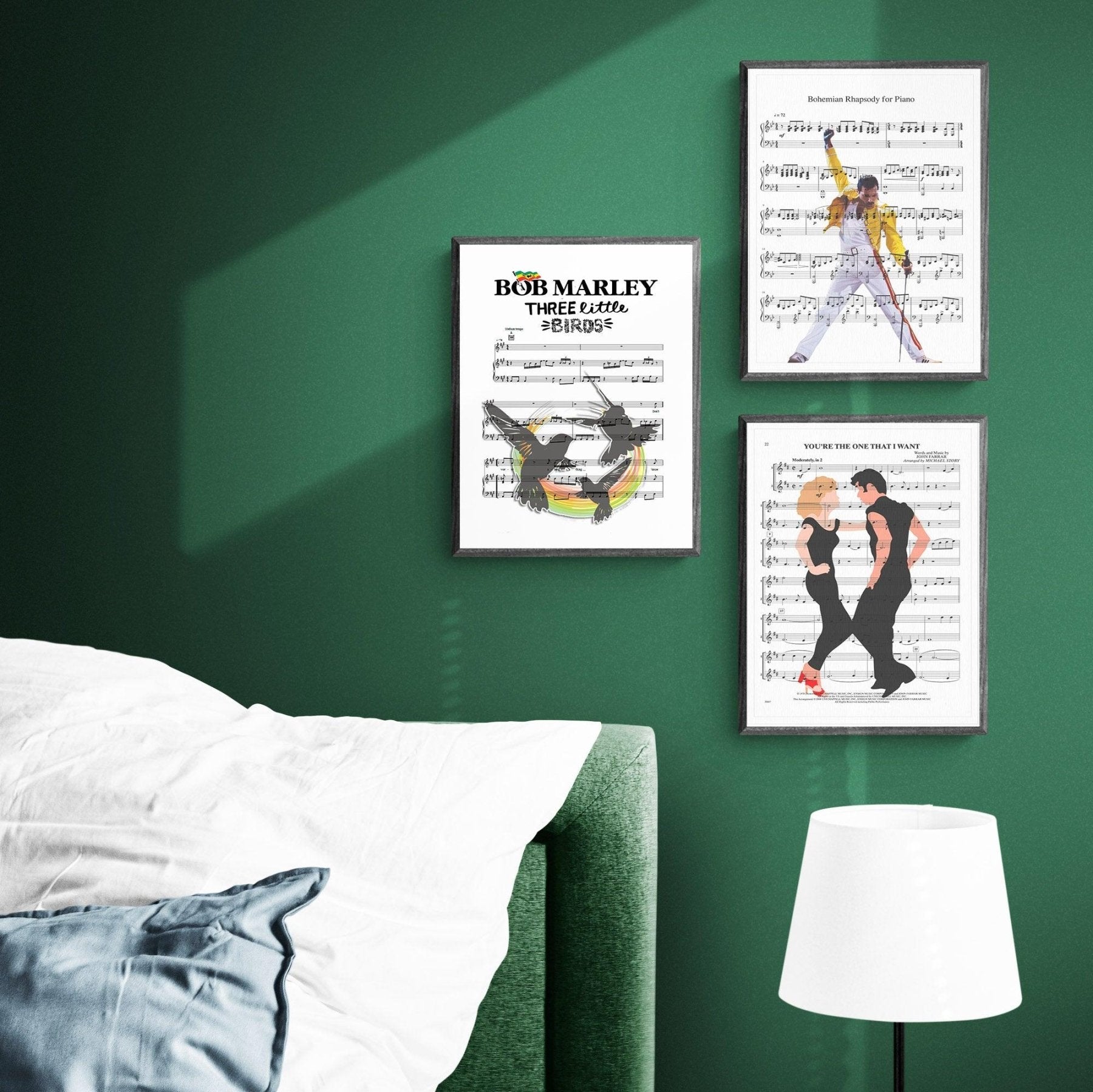 Bob Marley • Three Little Birds Song Lyric Print - 98typesMusic
