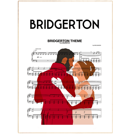 Bridgerton Main Theme Poster - 98typesMusic
