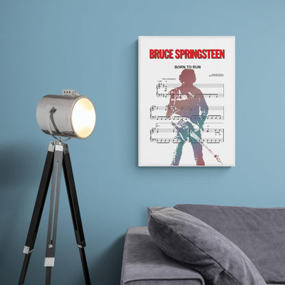 Bruce Springsteen • Born to Run Song Lyric Print - 98typesMusic