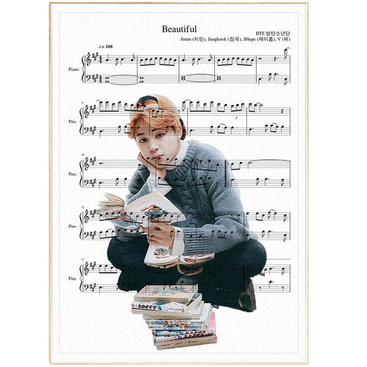 BTS - Beautiful Print - 98typesMusic