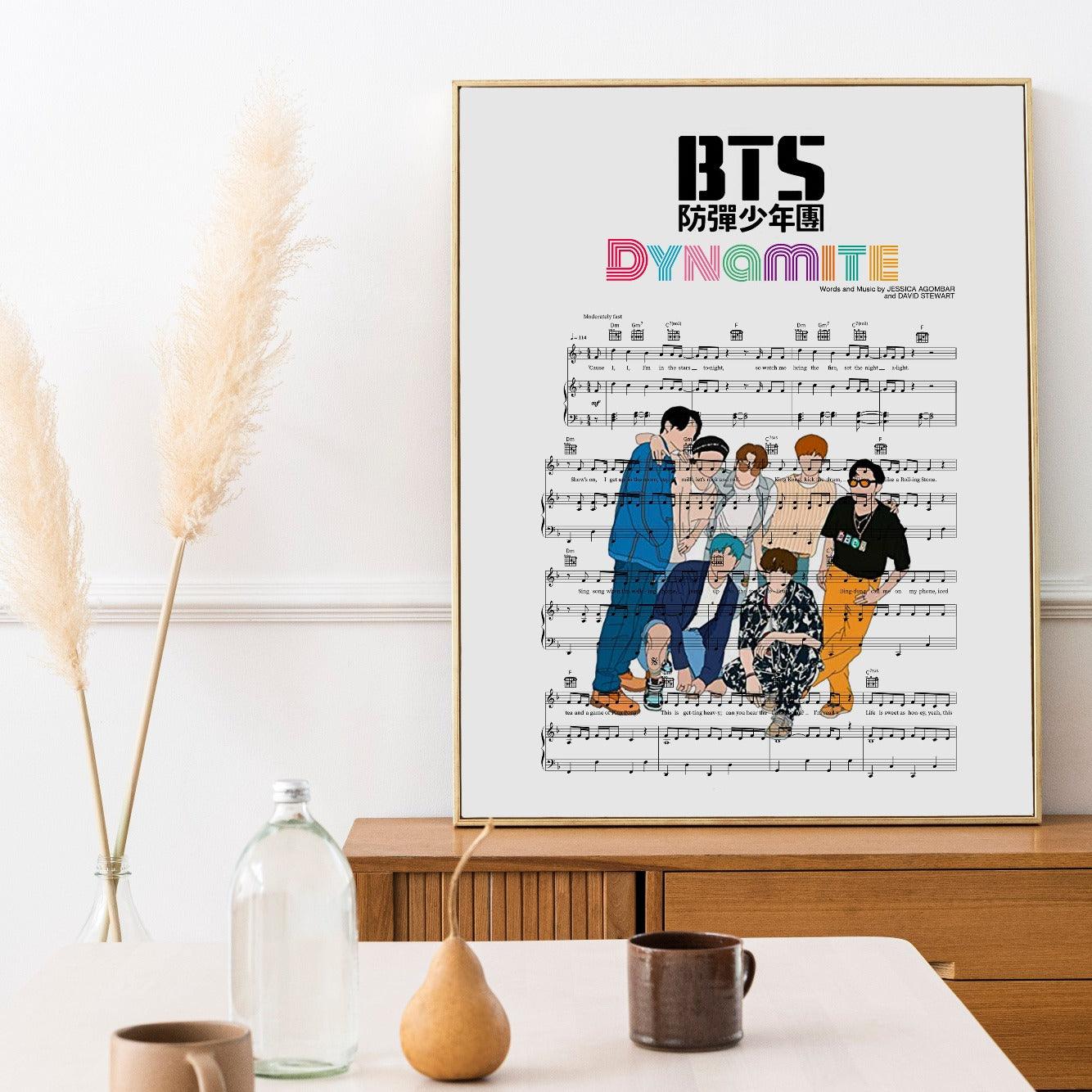 BTS - Dynamite Print - 98typesMusic