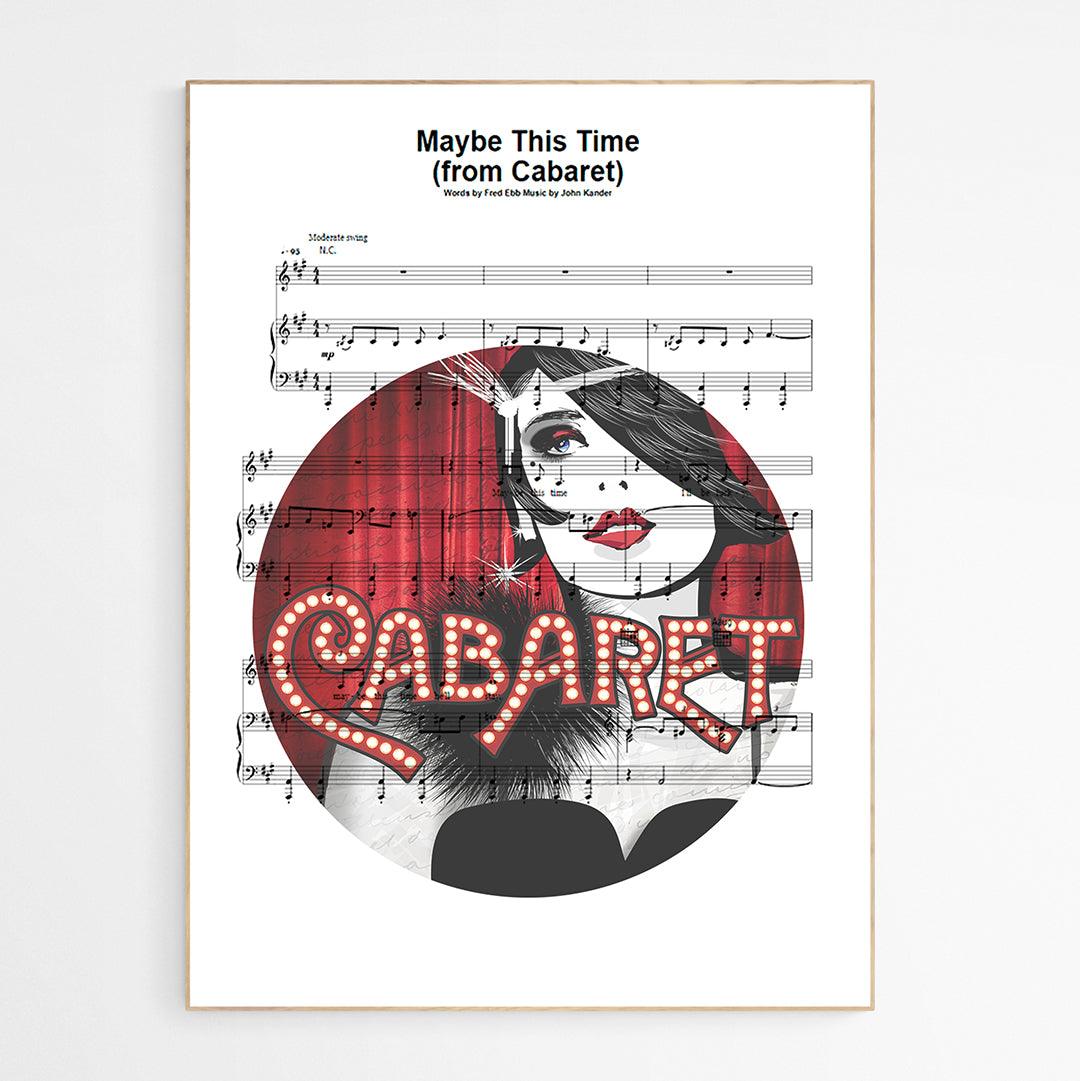 Cabaret - Maybe This Time - Liza Minnelli Print - 98typesMusic