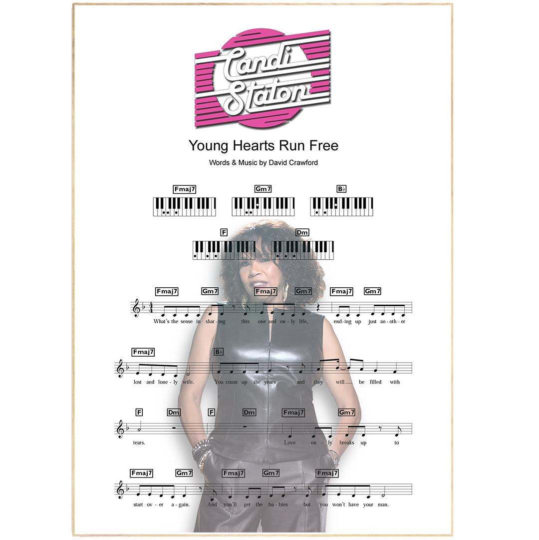 Candi Staton - Young Hearts Run Free Poster - 98typesMusic