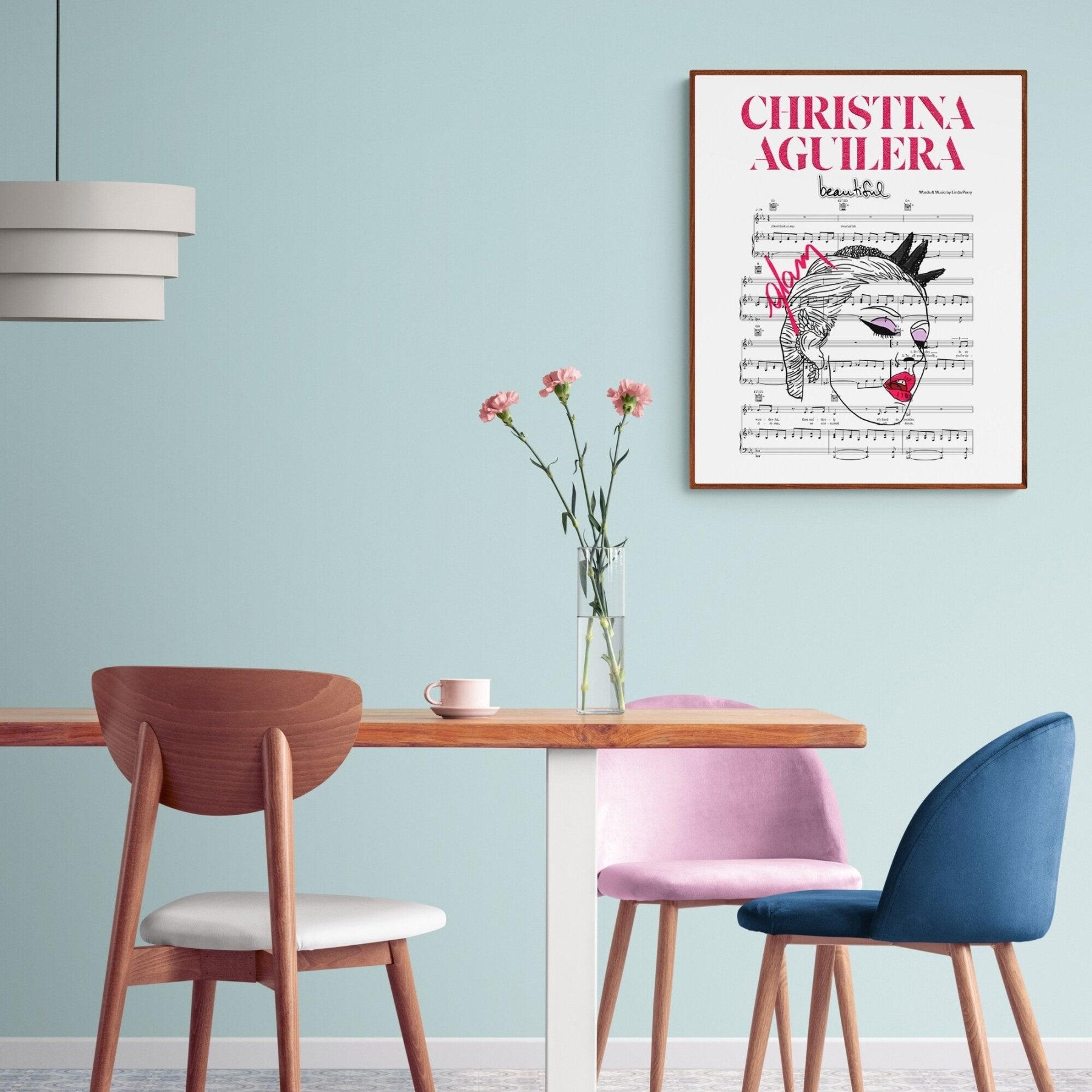 Christina Aguilera - Beautiful Poster - 98typesMusic