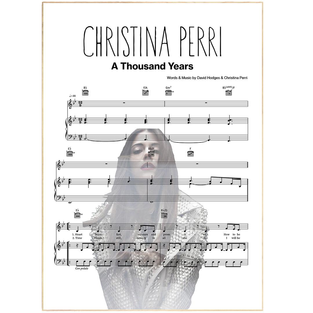 Christina Perri - A Thousand Years Poster - 98typesMusic