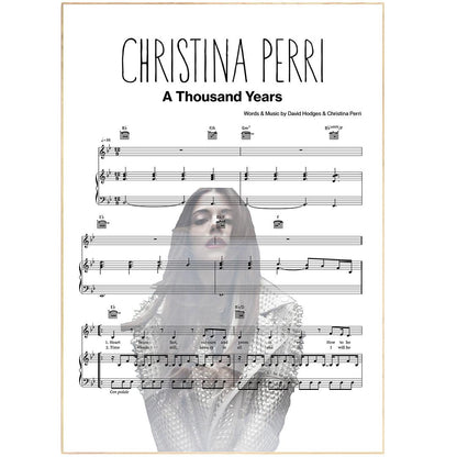 Christina Perri - A Thousand Years Poster - 98typesMusic