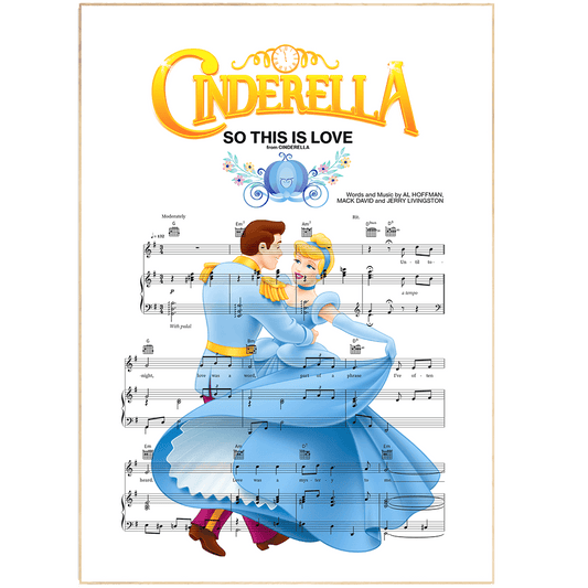 Cinderella - SO THIS IS LOVE Print - 98typesMusic