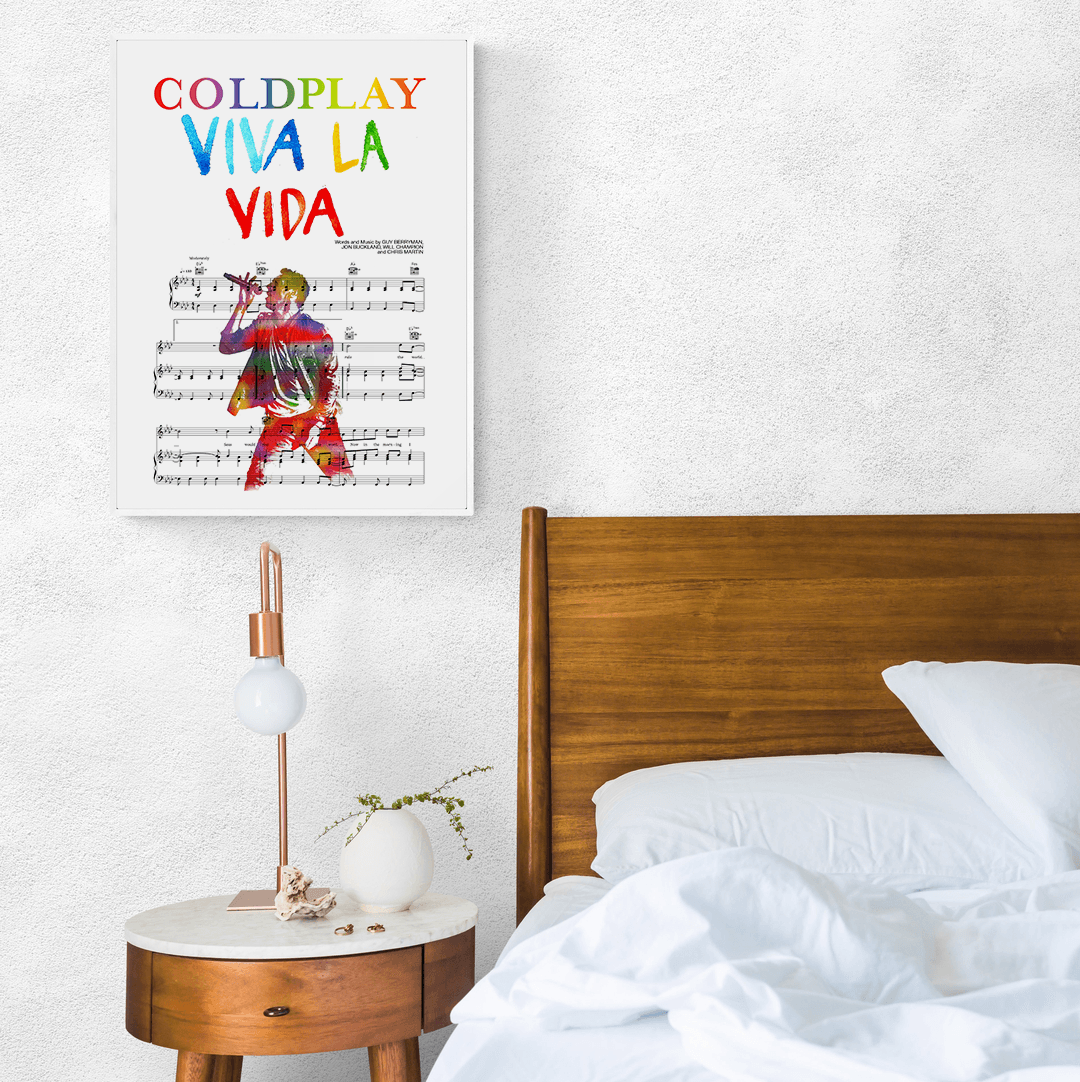 Coldplay - VIVA LA VIDA Poster - 98typesMusic