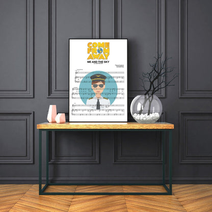 Come From Away - Me and the Sky Poster - 98typesMusic