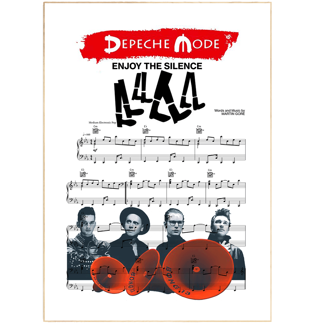 Depeche Mode - ENJOY THE SILENCE Poster - 98typesMusic