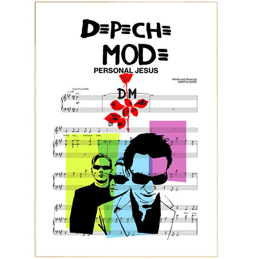 Depeche Mode - PERSONAL JESUS Poster - 98typesMusic