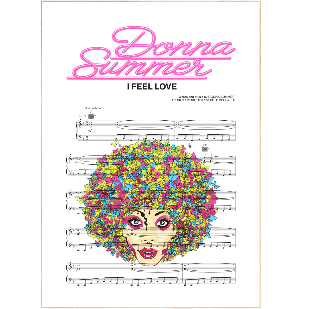 Donna Summer - I Feel Love Poster - 98typesMusic