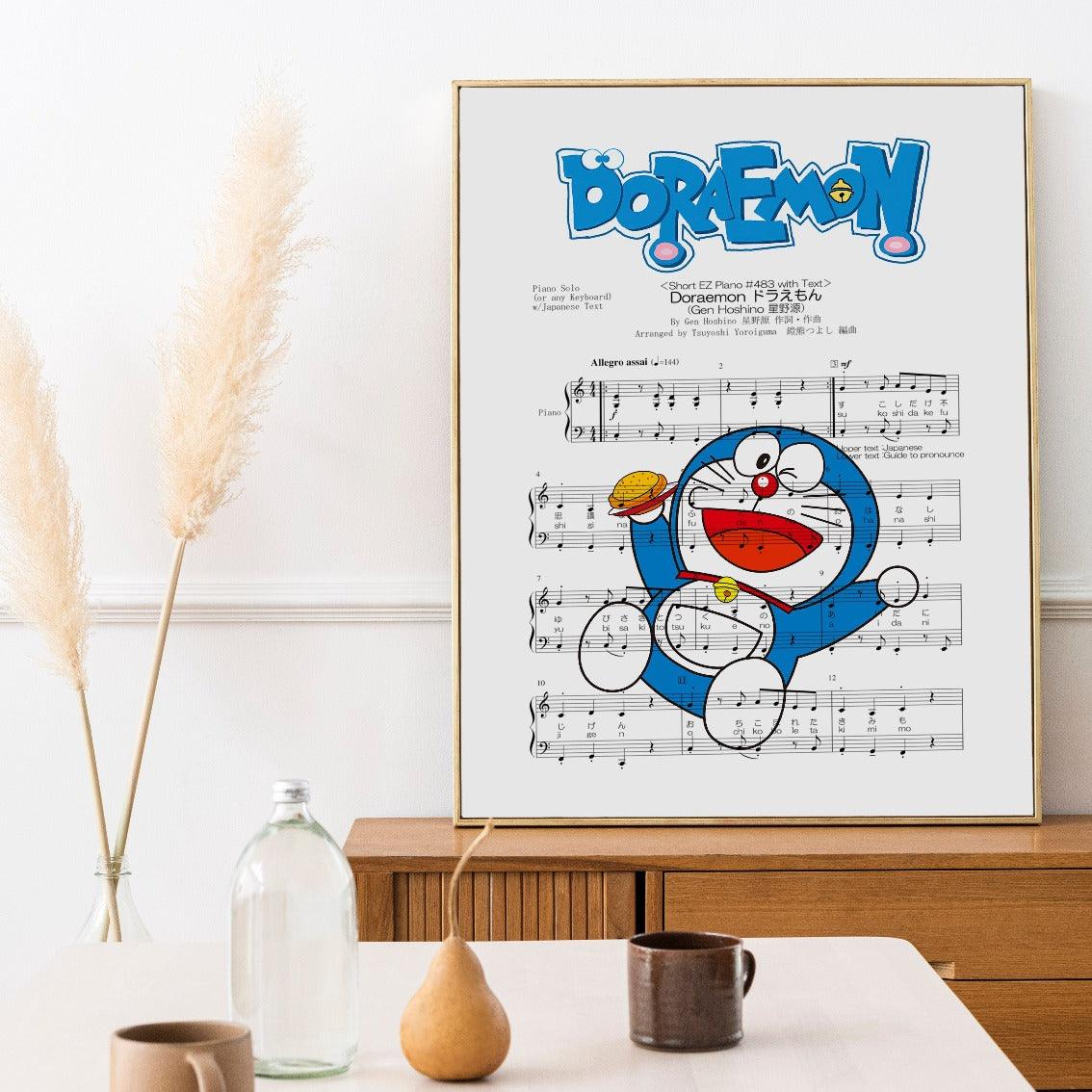 Doraemon Main theme Poster - 98typesMusic