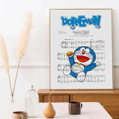 Doraemon Main theme Poster - 98typesMusic