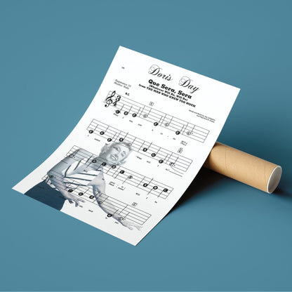 Doris Day - Que sera, sera Poster - 98typesMusic
