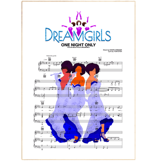 Dreamsgirls - ONE NIGHT ONLY Poster - 98typesMusic