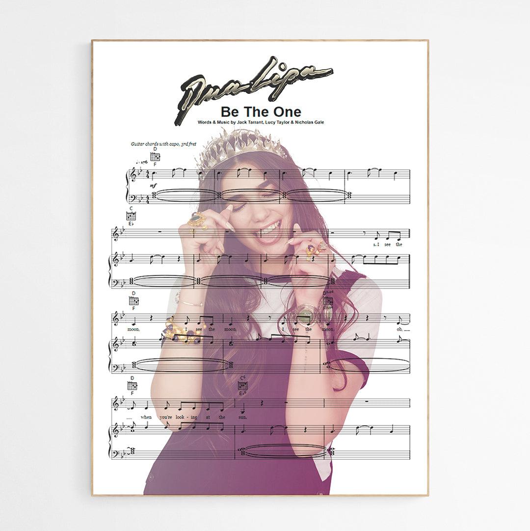 Dua Lipa - Be The One Poster - 98typesMusic