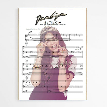 Dua Lipa - Be The One Poster - 98typesMusic