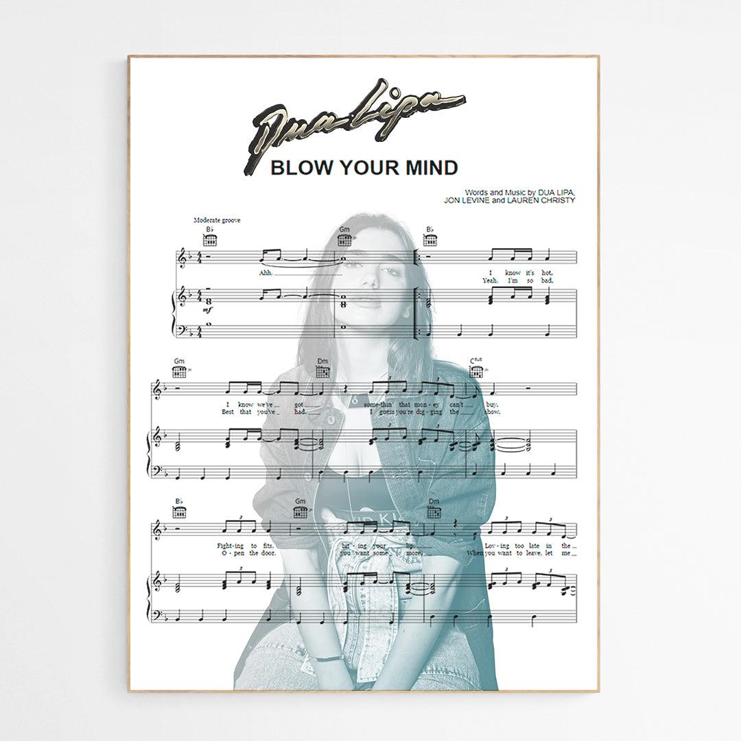 Dua Lipa - Blow Your Mind Poster - 98typesMusic