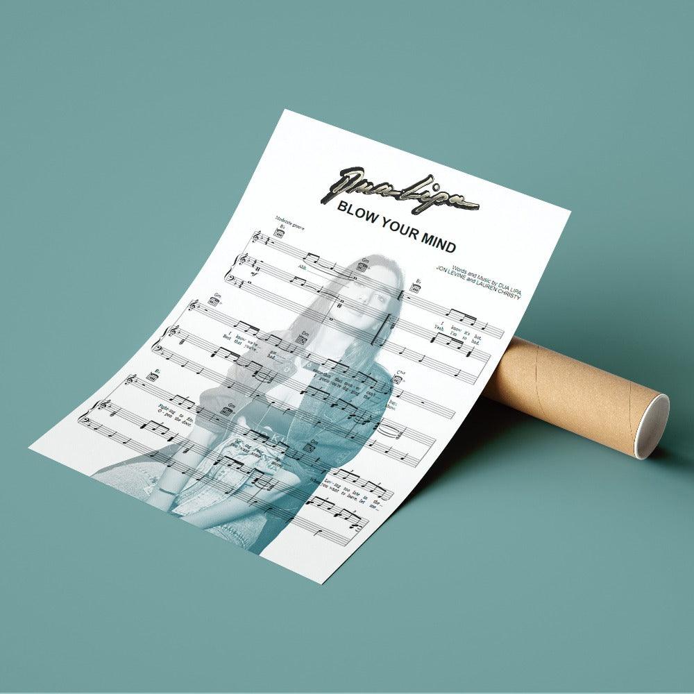Dua Lipa - Blow Your Mind Poster - 98typesMusic