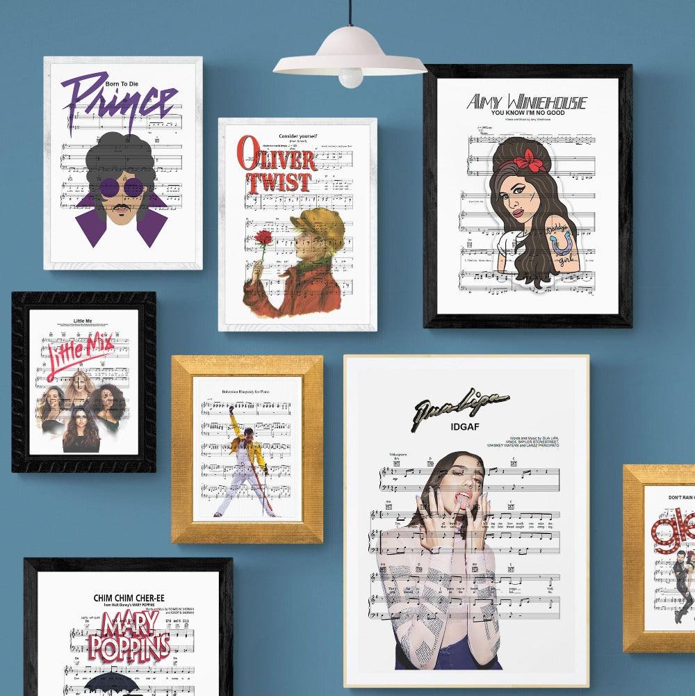 Dua Lipa - IDGAF Poster - 98typesMusic