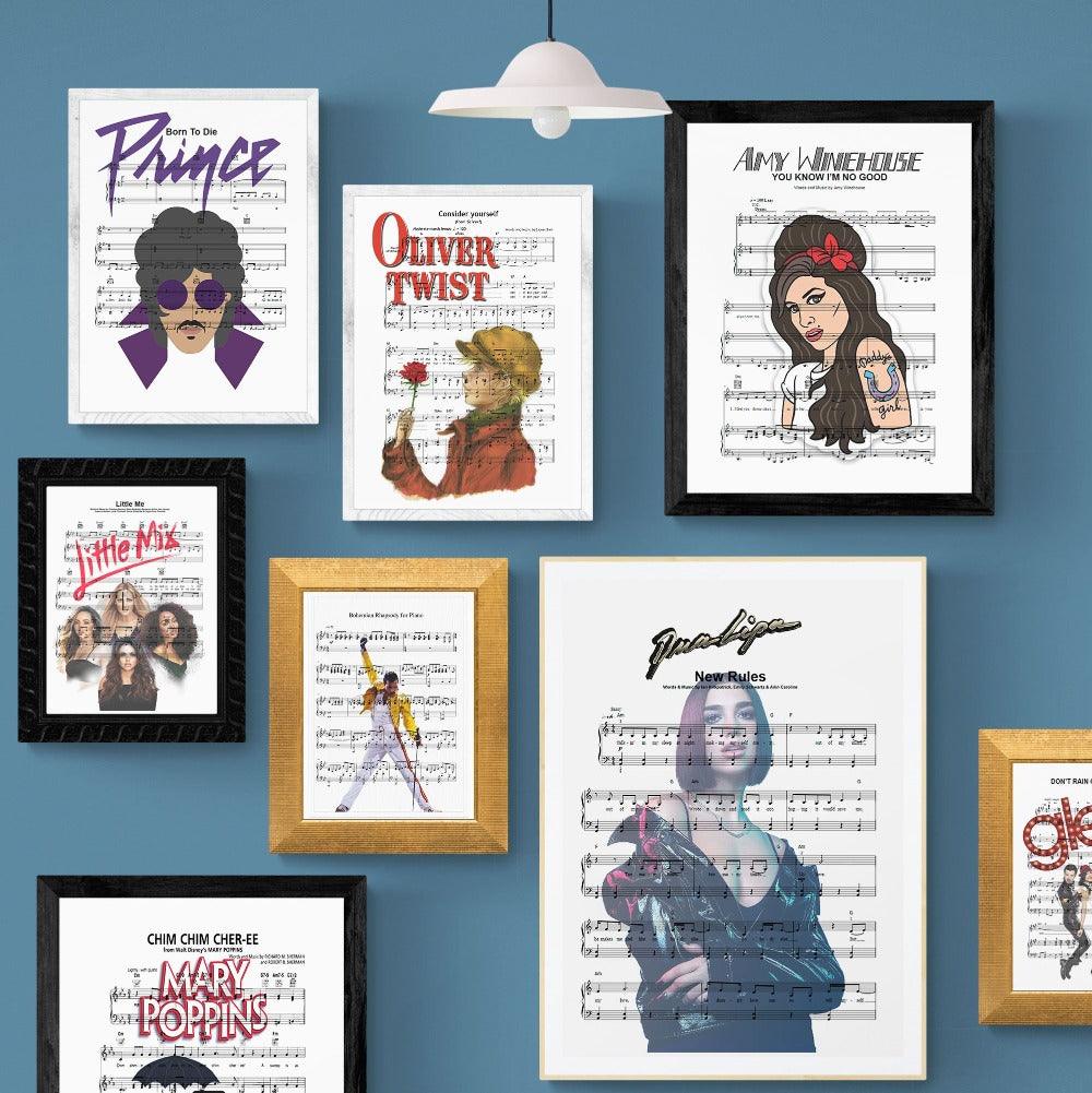 Dua Lipa - New Rules Poster - 98typesMusic