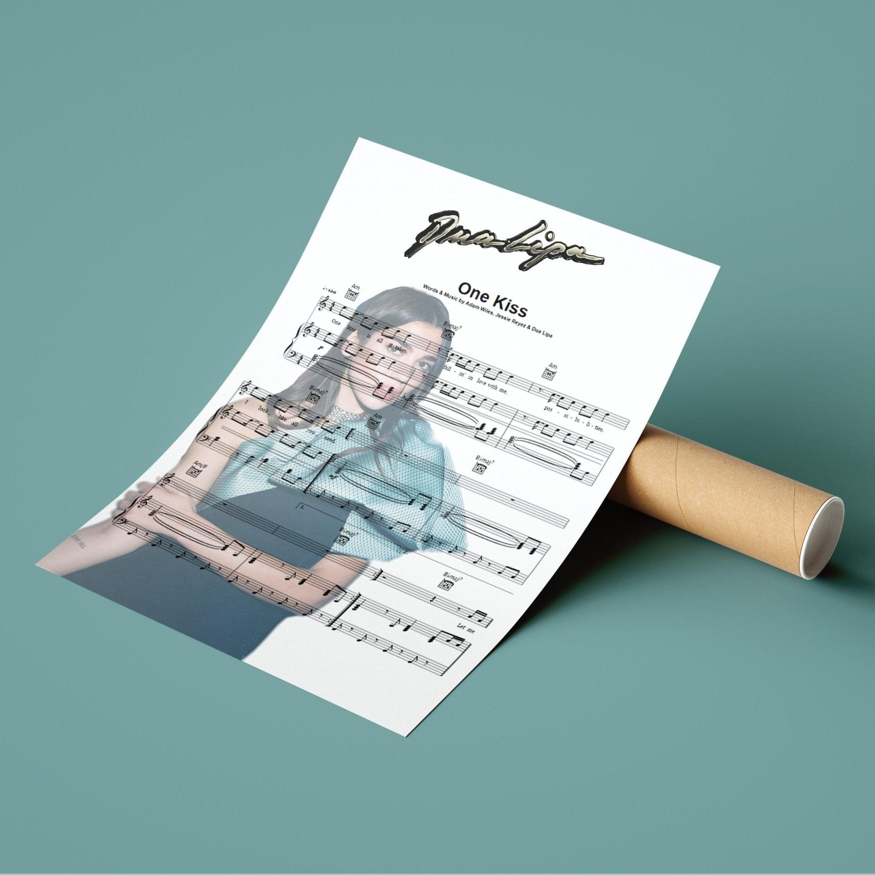 Dua Lipa - One Kiss Poster - 98typesMusic
