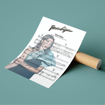 Dua Lipa - One Kiss Poster - 98typesMusic