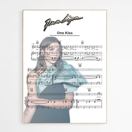 Dua Lipa - One Kiss Poster - 98typesMusic