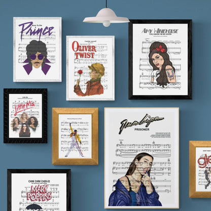 Dua Lipa - Prisoner Print - 98typesMusic