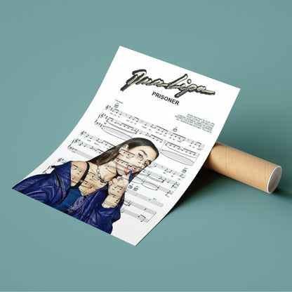 Dua Lipa - Prisoner Print - 98typesMusic