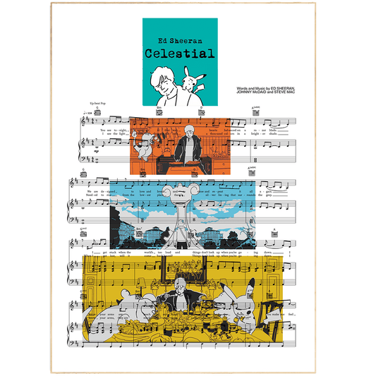 Ed Sheeran - CELESTIAL Poster - 98typesMusic