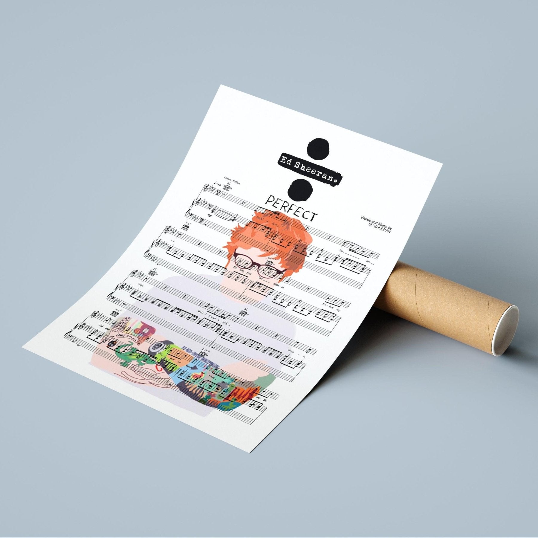Ed Sheeran Perfect Poster - 98typesMusic