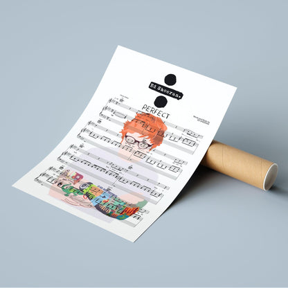 Ed Sheeran Perfect Poster - 98typesMusic