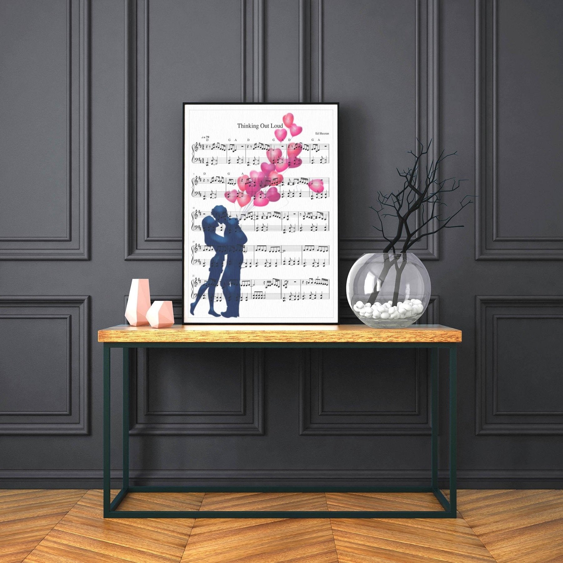 Ed Sheeran - Thinking Out Loud Theme Song Print - 98typesMusic