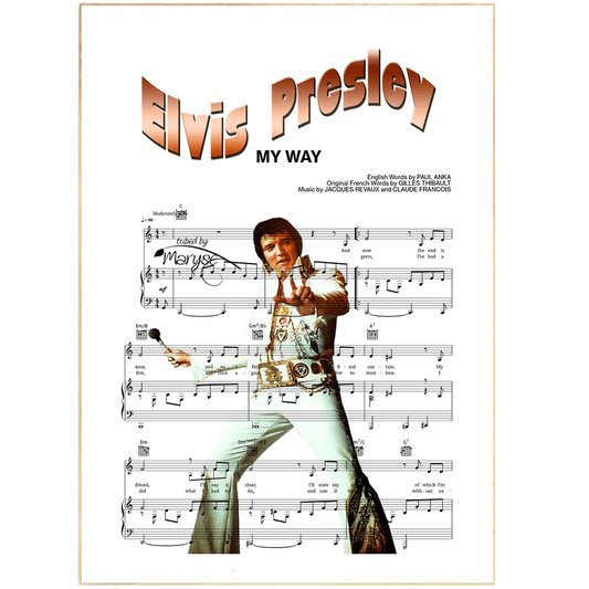Elvis Presley - I did it my way Print - 98typesMusic