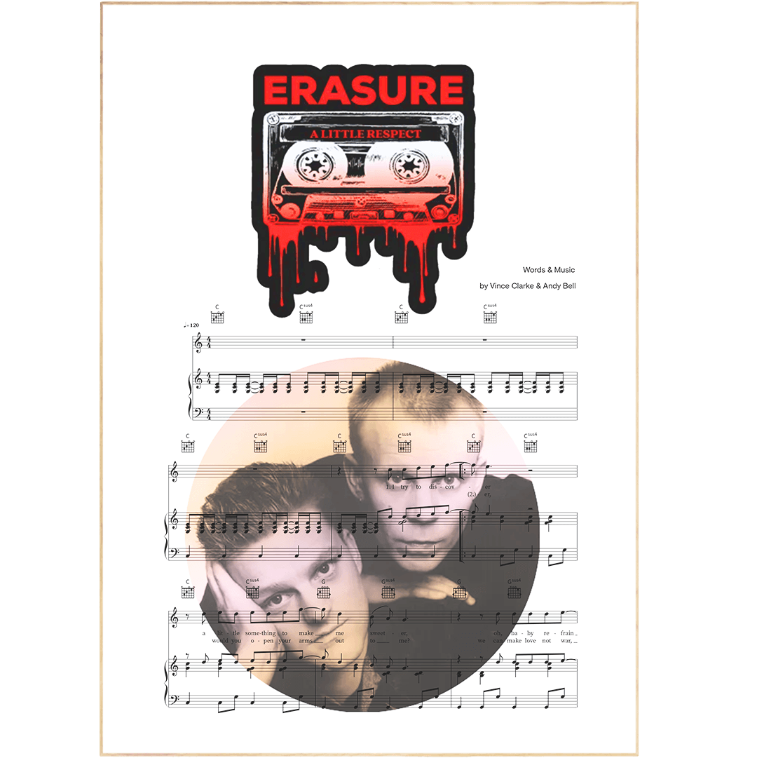 Erasure - A Little Respect Poster - 98typesMusic