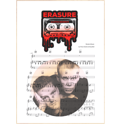 Erasure - A Little Respect Poster - 98typesMusic
