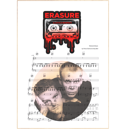 Erasure - A Little Respect Poster - 98typesMusic