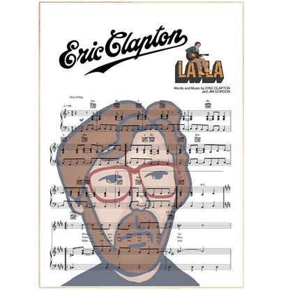 Eric Clapton - Layla Poster - 98typesMusic