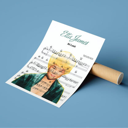 Etta James - At Last Poster - 98typesMusic