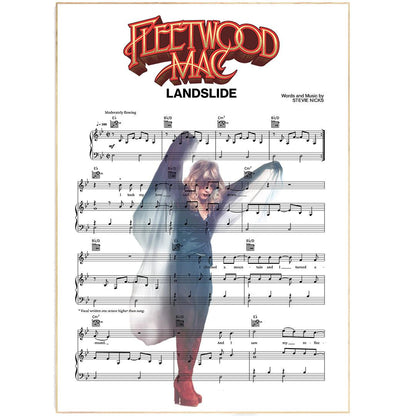 Fleetwood Mac - Landslide Poster - 98typesMusic