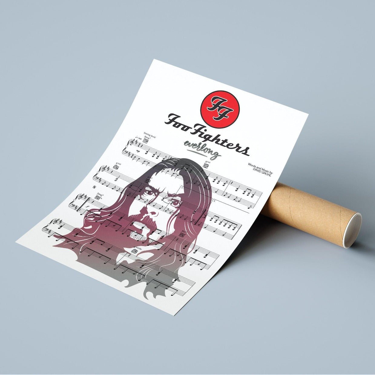 Foo Fighters - Everlong Poster - 98typesMusic