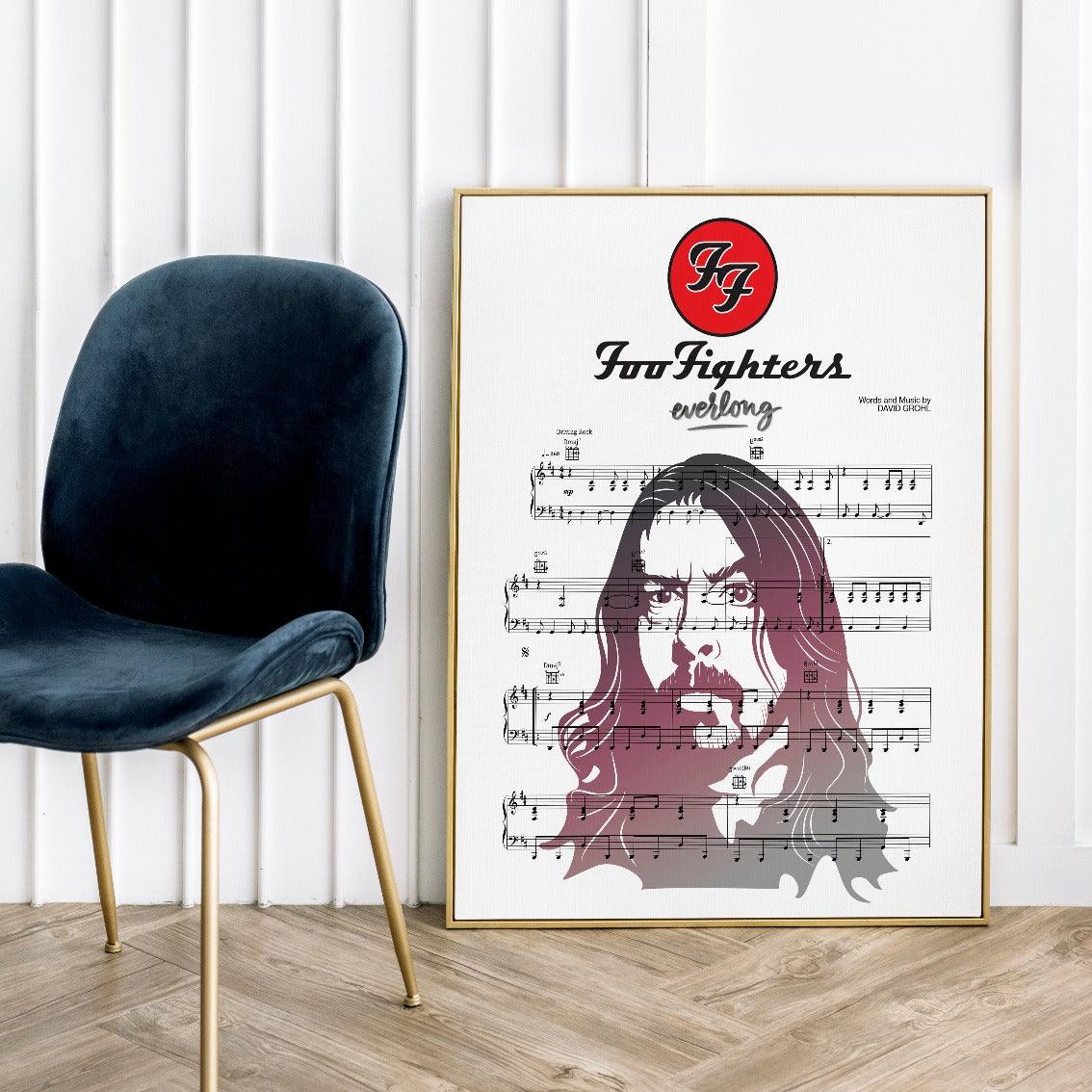 Foo Fighters - Everlong Poster - 98typesMusic
