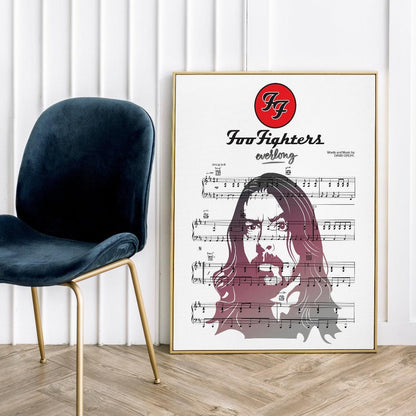 Foo Fighters - Everlong Poster - 98typesMusic